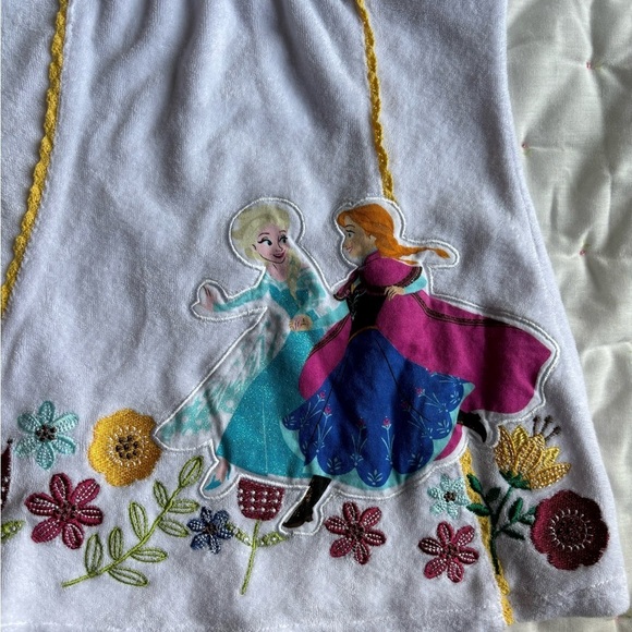 Disney Store Frozen Terry Cloth Dress - Picture 3 of 4